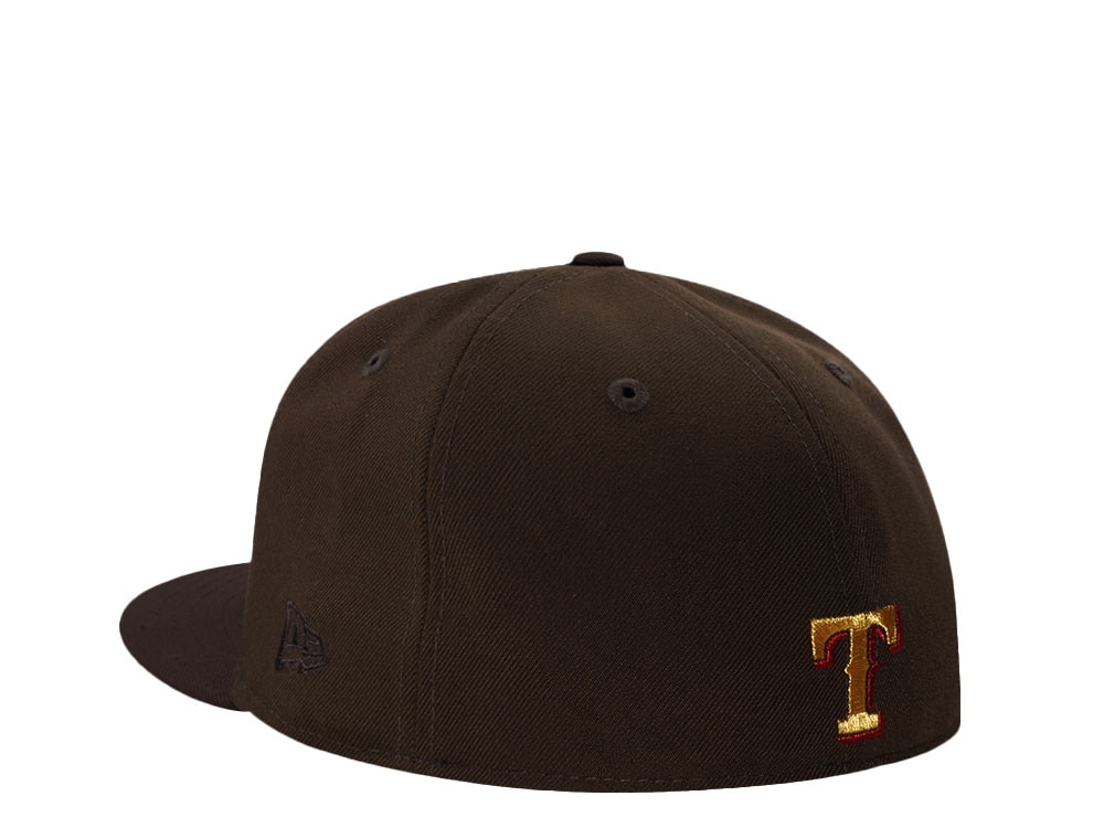 New Era Texas Rangers 40th Anniversary Walnut Two Tone Edition 59Fifty Fitted Gorra