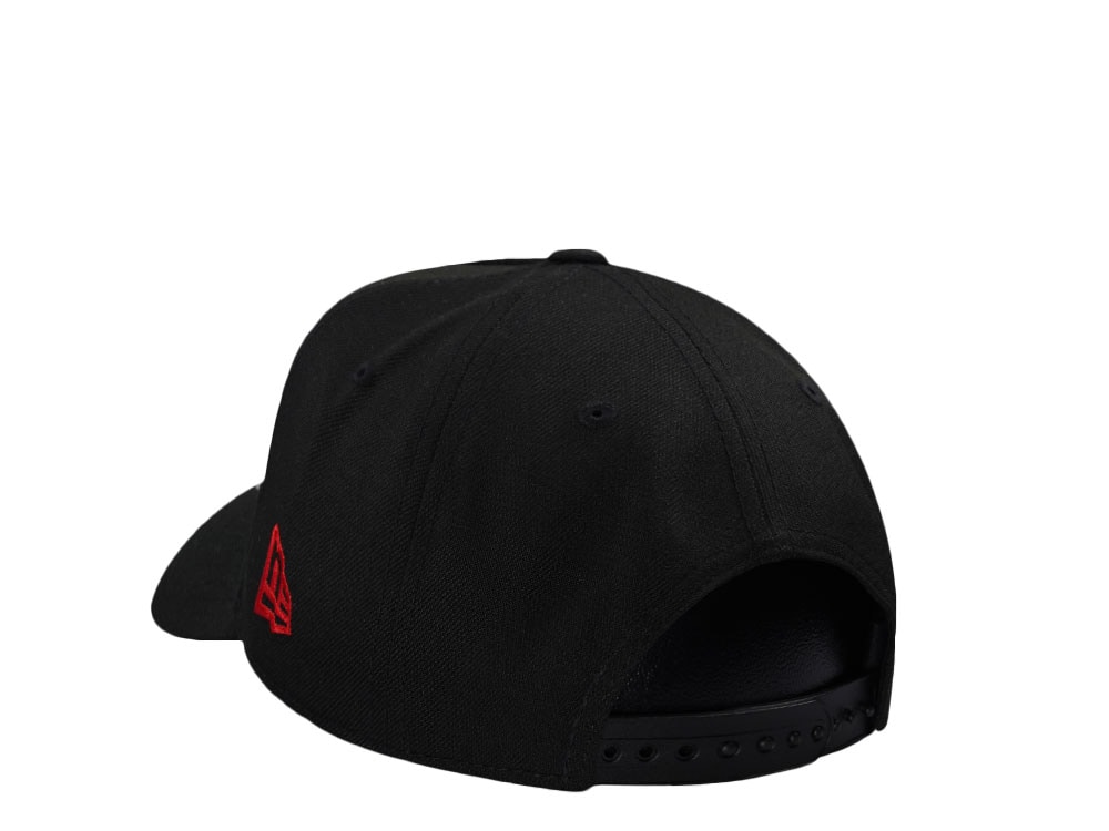 New Era Los Angeles Dodgers World Series Champs 2024 Black Red Edition 9Forty A Frame Snapback Gorra