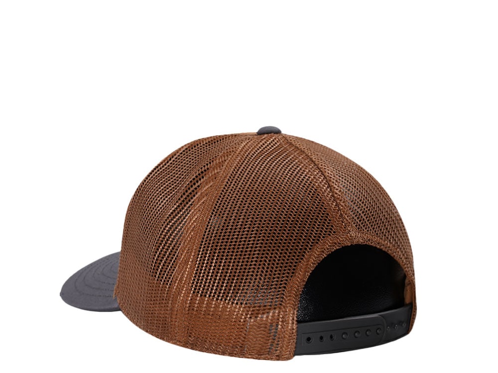John Deere Mesh Coyote Brown Trucker Snapback Gorra