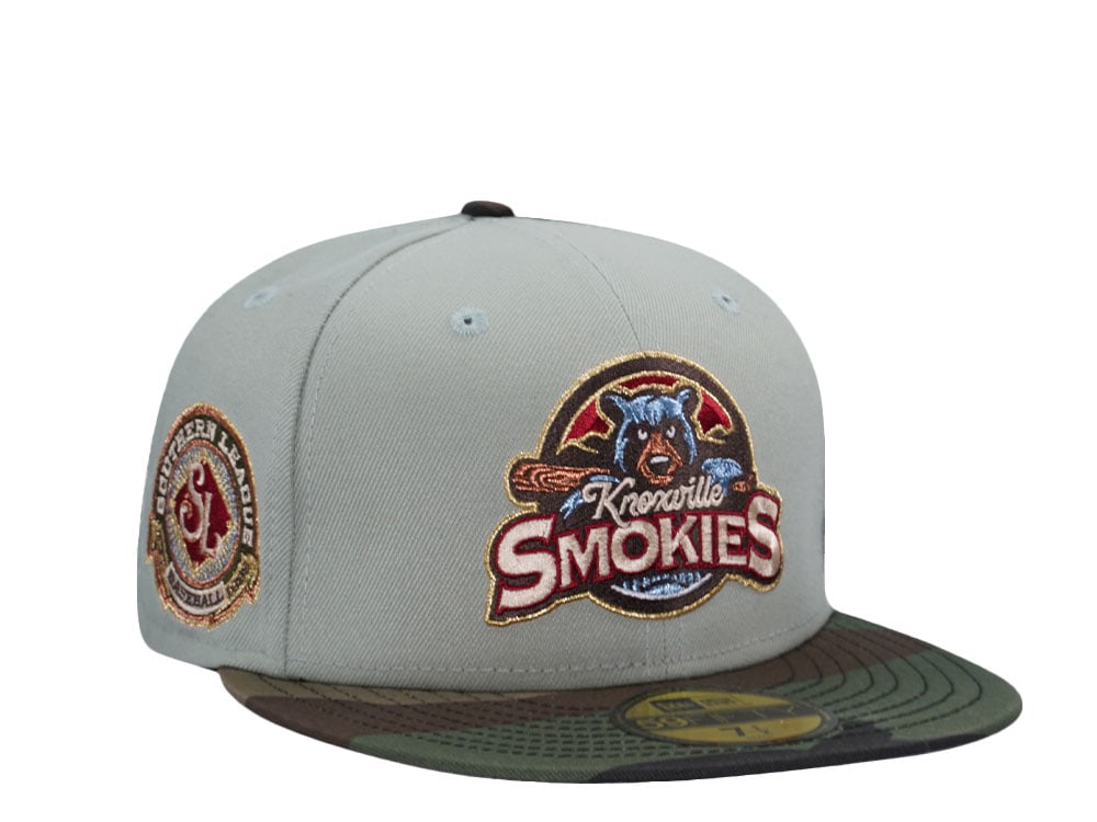 New Era Knoxville Smokies Everest Camo Two Tone Prime Edition 59Fifty Fitted Gorra