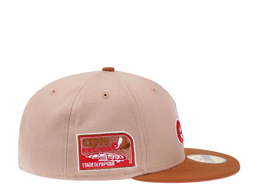 New Era Montreal Expos Olympic Stadium Patch Two Tone Prime Edition 59Fifty Fitted Gorra