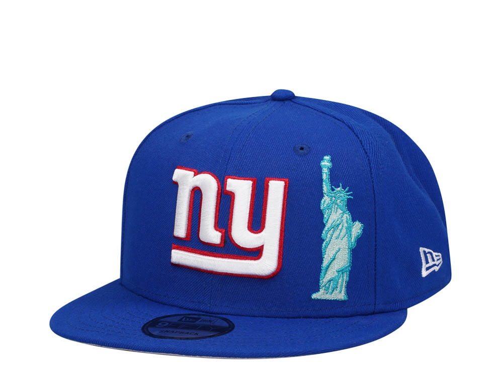 New Era New York Giants Blue Statue of Liberty Edition 9Fifty Snapback Gorra