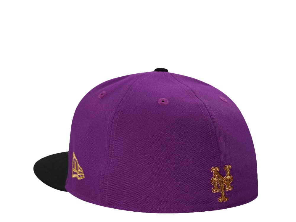 New Era New York Mets World Series 1969 Grape Metallic Flame Edition 59Fifty Fitted Gorra