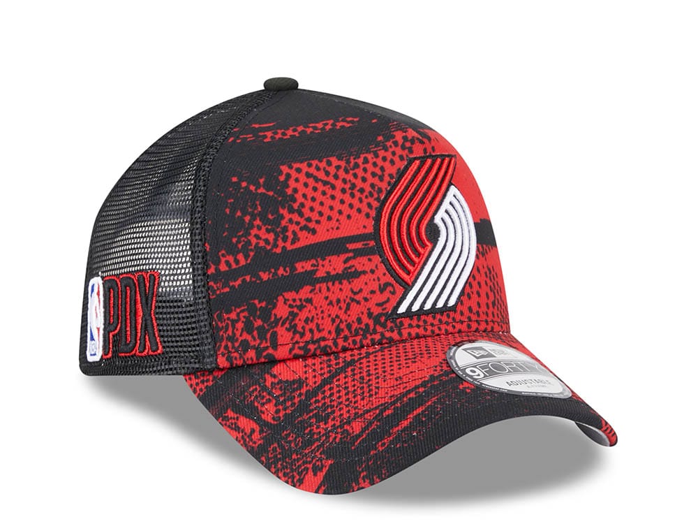 New Era Portland Trail Blazers NBA Tip Off 2024 Trucker 9Forty A Frame Snapback Gorra