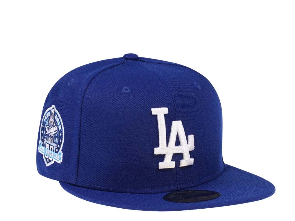 New Era Los Angeles Dodgers 60th Anniversary Glacier Blue Paisley Edition 59Fifty Fitted Gorra