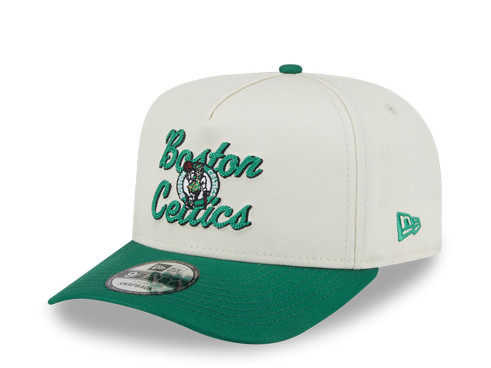 New Era Boston Celtics Chainstitch 9Fifty A Frame Snapback Gorra