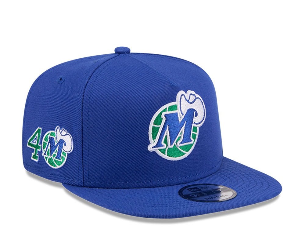 New Era Dallas Mavericks 40th Anniversary HWC Edition 9Fifty A Frame Snapback Gorra