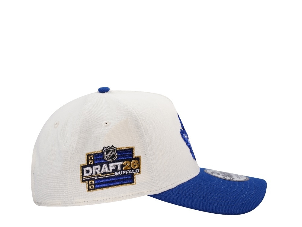 New Era Toronto Maple Leafs NHL Draft 2026 Chrome Two Tone Edition 9Forty A Frame Snapback Gorra