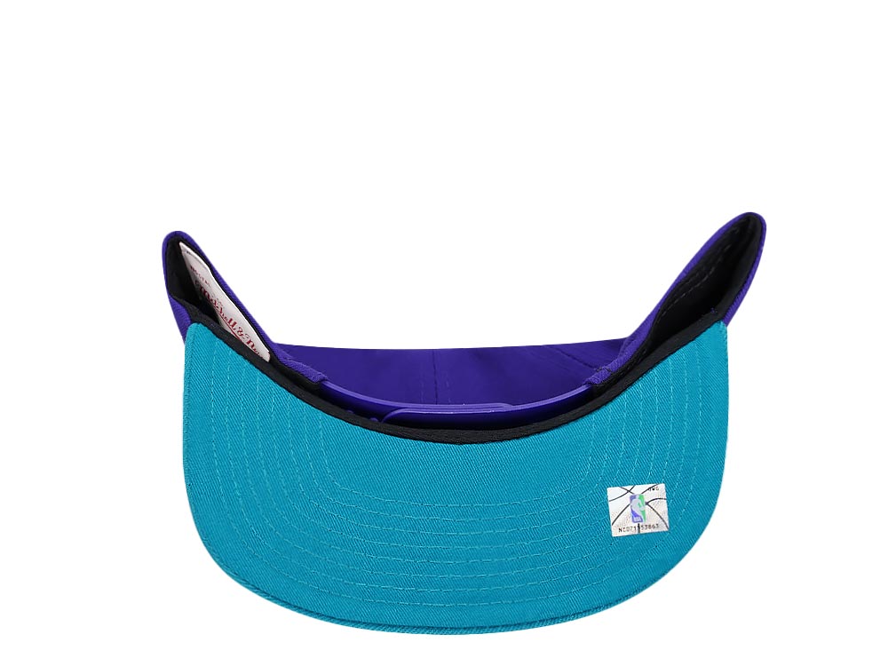 Mitchell & Ness Utah Jazz Logo Blur Hardwood Classic Snapback Gorra