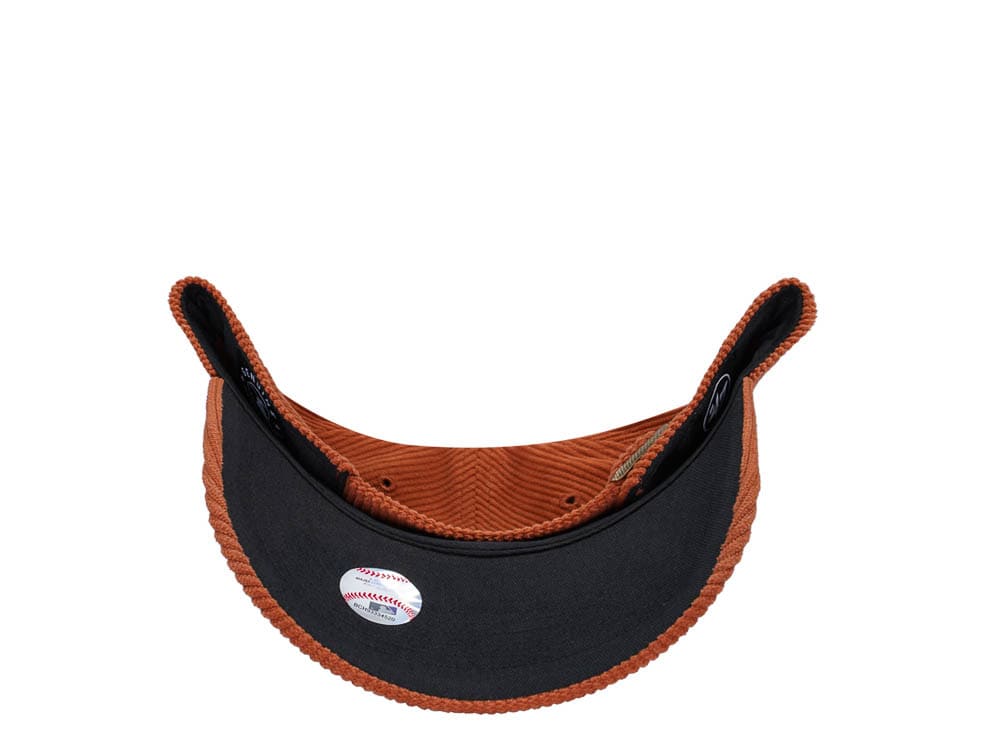 47Brand Detroit Tigers Burnt Orange Thick Cord MVP Strapback Gorra
