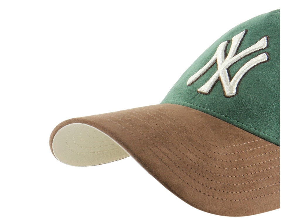 47Brand New York Yankees Dark Green Ultrasuede Edition MVP Strapback Gorra