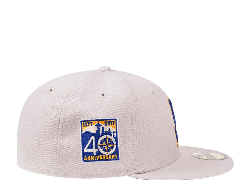 New Era Seattle Mariners 40th Anniversary Cream Edition 59Fifty Fitted Gorra