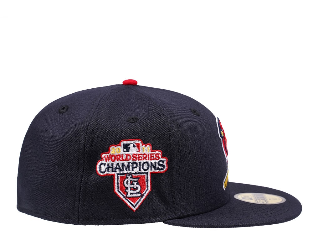 New Era St. Louis Cardinals World Series Champions 2011 Navy Edition 59Fifty Fitted Gorra