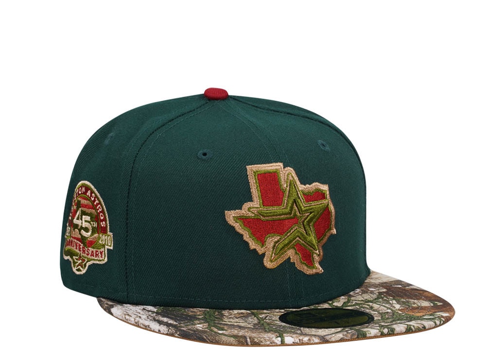 New Era Houston Astros 45th Anniversary Real Tree Two Tone Edition 59Fifty Fitted Gorra