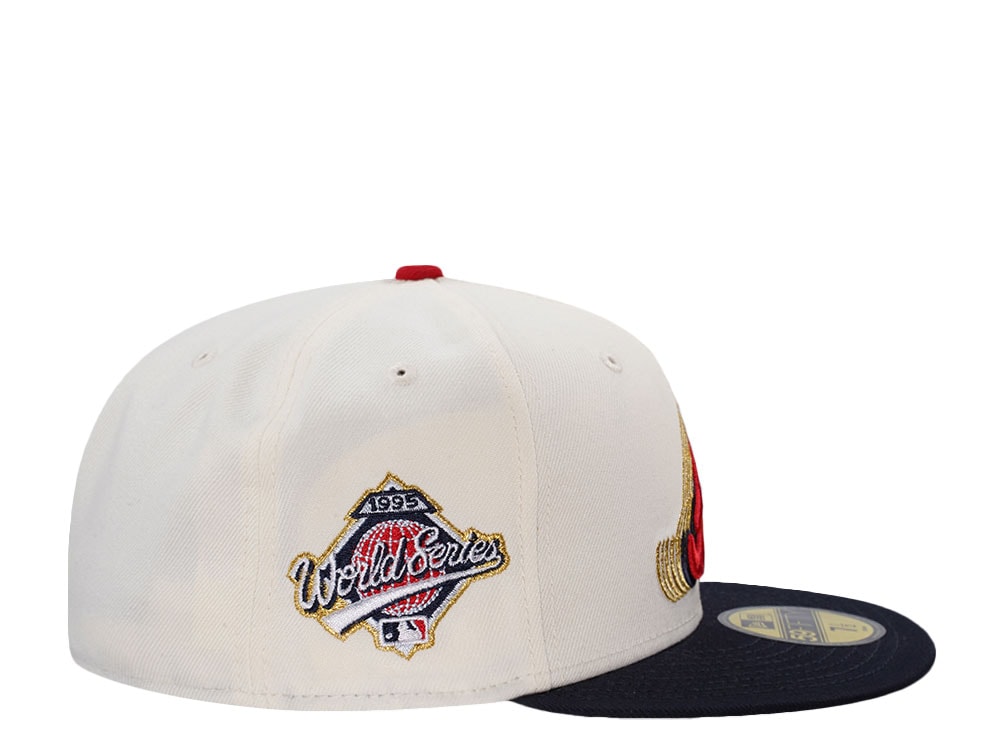 New Era Atlanta Braves World Series 1995 Cascading Chrome Two Tone Edition 59Fifty Fitted Gorra