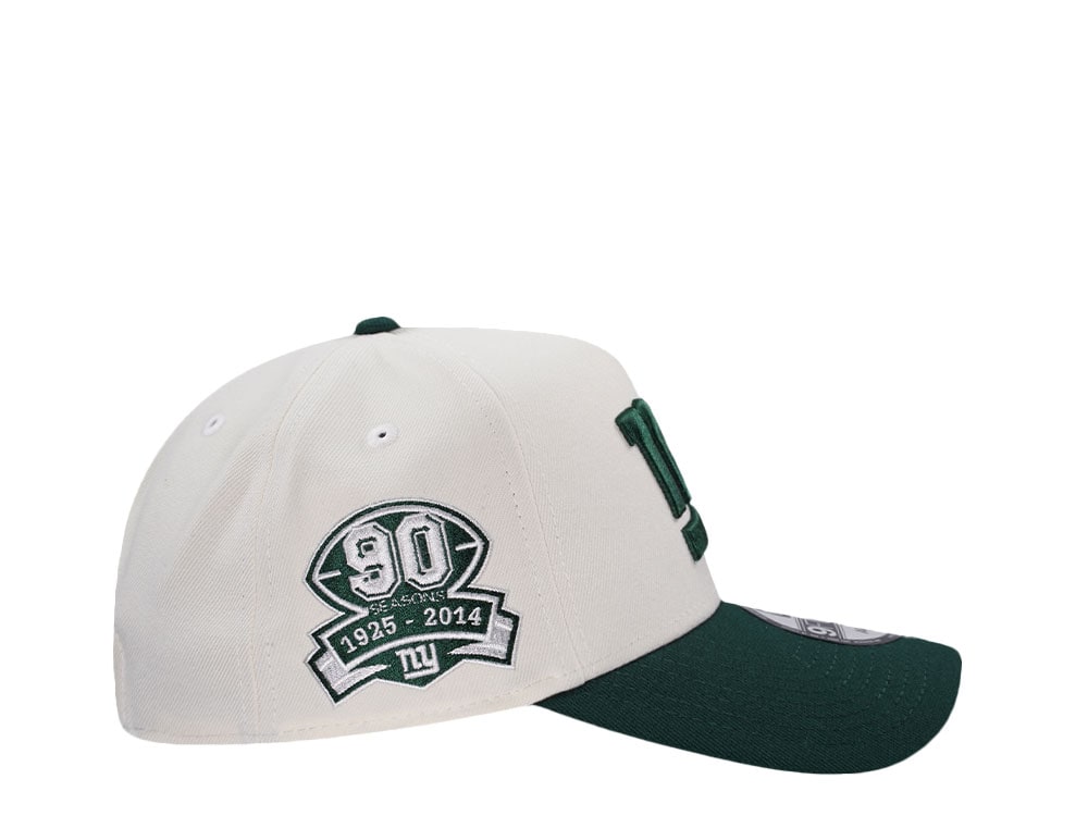 New Era New York Giants 90 Seasons Chrome Two Tone Edition 9Forty A Frame Snapback Gorra