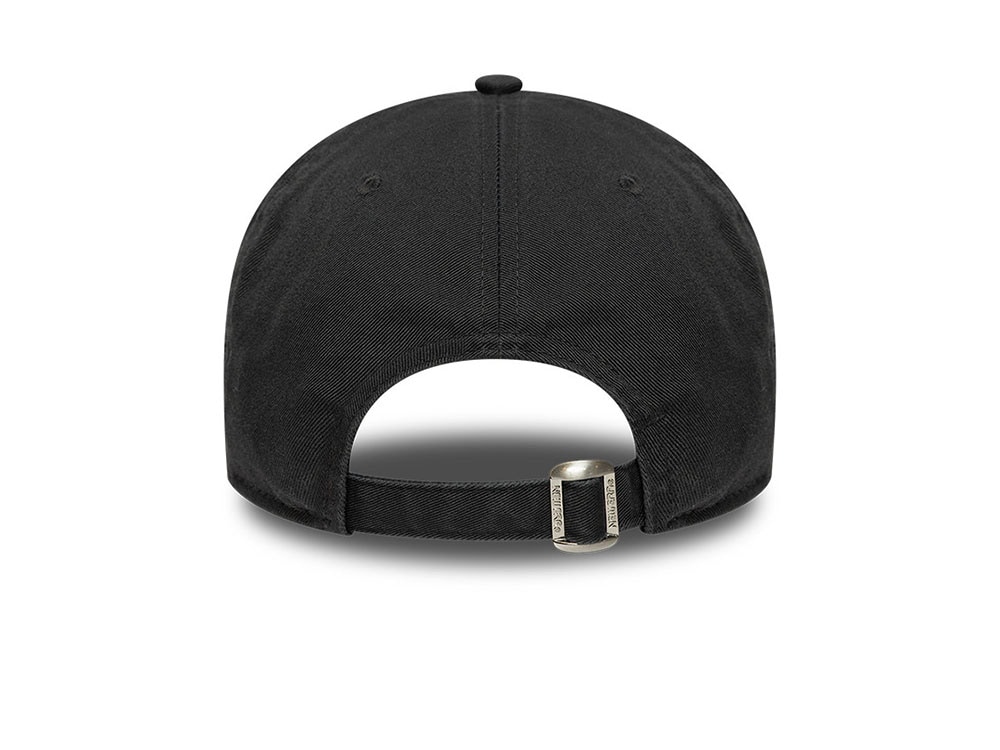 New Era Washed Distressed Black 9Twenty A Frame Strapback Gorra