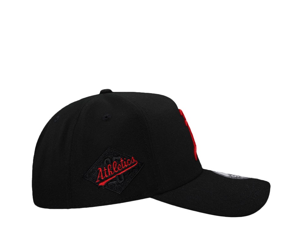 New Era Oakland Athletics 25th Anniversary Black And Red 9Forty A Frame Snapback Gorra