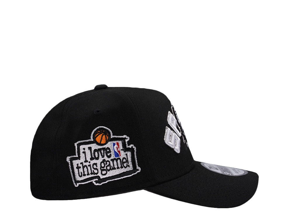 New Era San Antonio Spurs Love this Game Black Prime Edition 9Forty A Frame Snapback Gorra