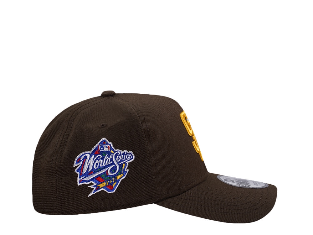 New Era San Diego Padres World Series 1998 Walnut Prime Edition 9Forty A Frame Snapback Gorra