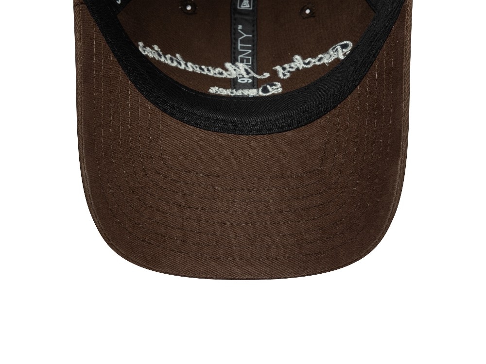 New Era Rocky Mountains Wordmark Brown 9Twenty Strapback Gorra