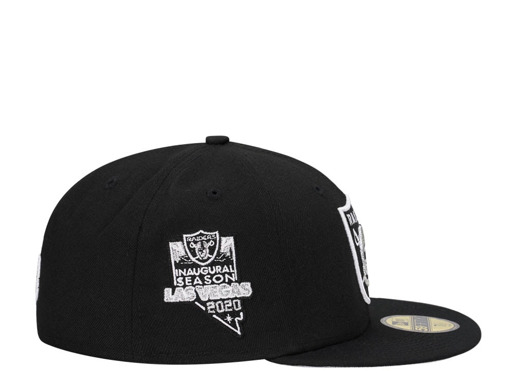 New Era Las Vegas Raiders Inaugural Season 2020 Black Classic Edition 59Fifty Fitted Gorra