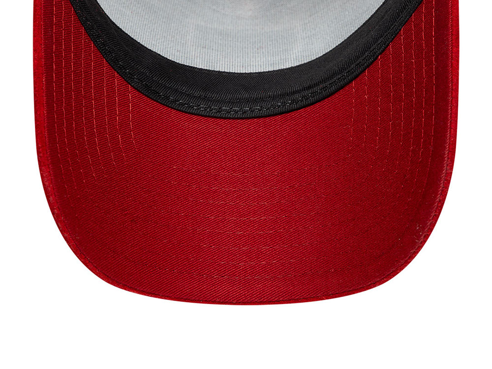 New Era Asroma Faux Suede Maroon Edition 9Forty A Frame Trucker Snapback Gorra