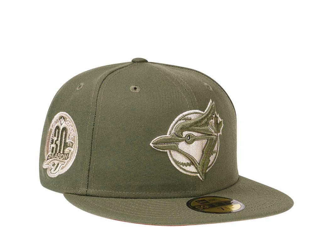 New Era Toronto Blue Jays 30th Season Olive Pinot Noir Edition 59Fifty Fitted Gorra