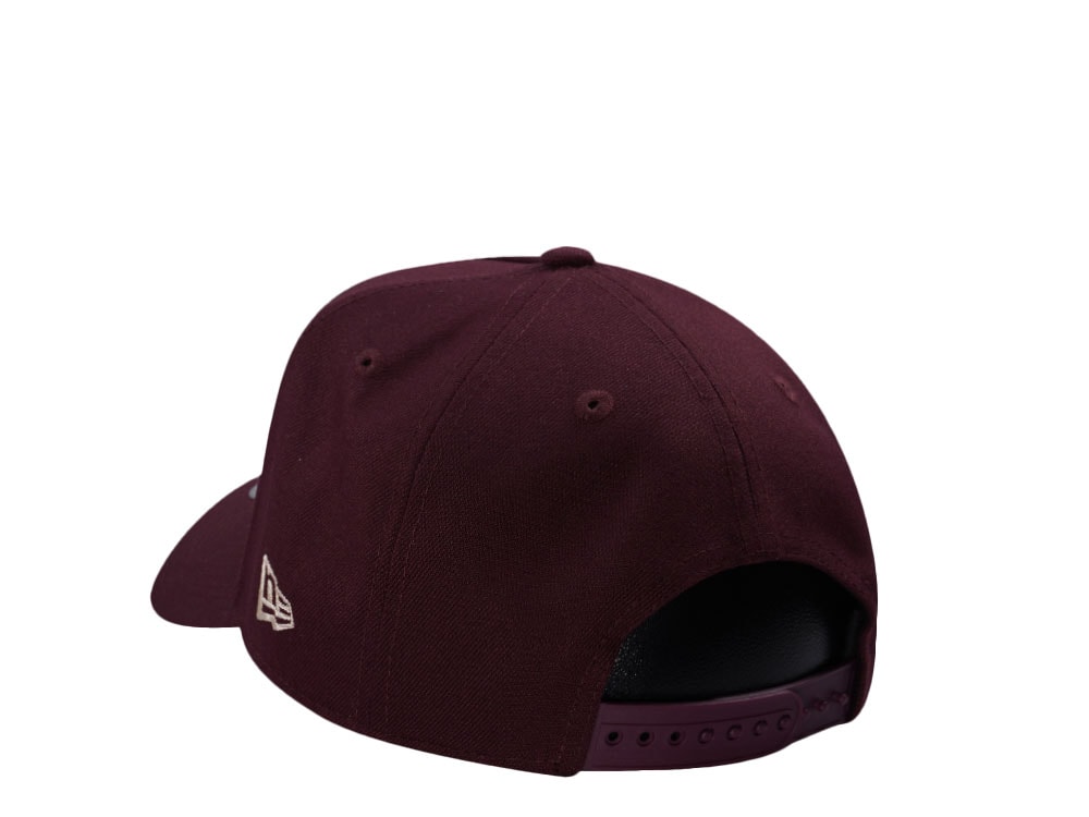 New Era Los Angeles Dodgers World Series 2026 Maroon Prime Edition 9Forty A Frame Snapback Gorra