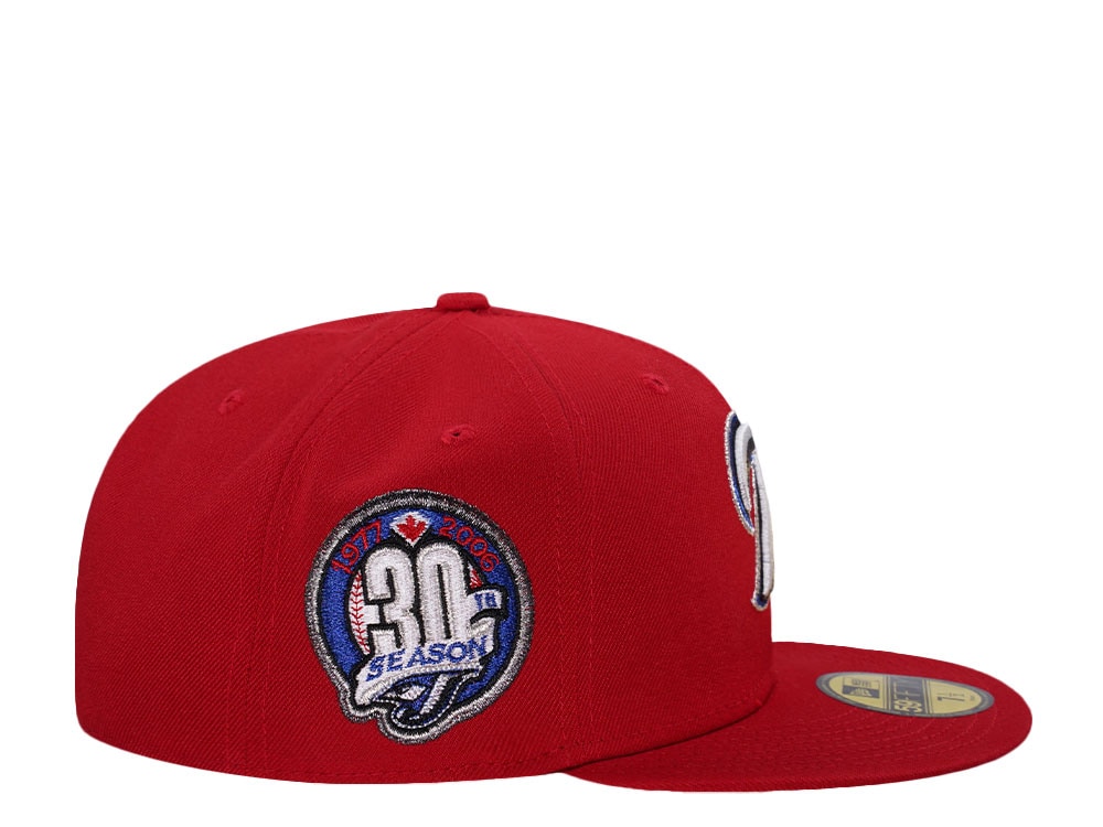 New Era Toronto Blue Jays 30th Season Red Prime Edition 59Fifty Fitted Gorra