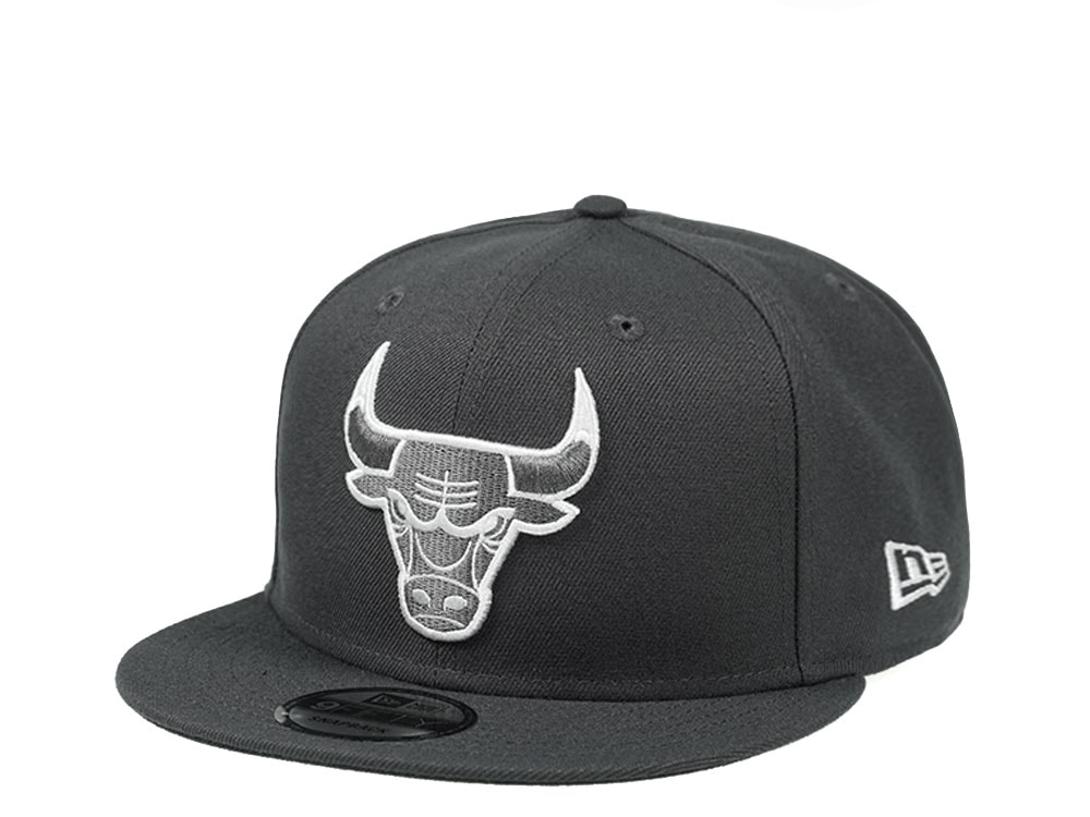 New Era Chicago Bulls Graphite Edition 9Fifty Snapback Gorra