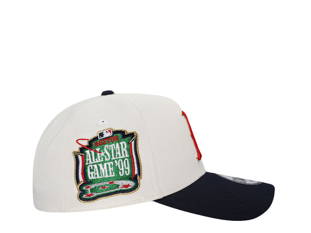 New Era Boston Red Sox All Star Game 1999 Chrome Throwback Two Tone Edition 9Forty A Frame Snapback Gorra