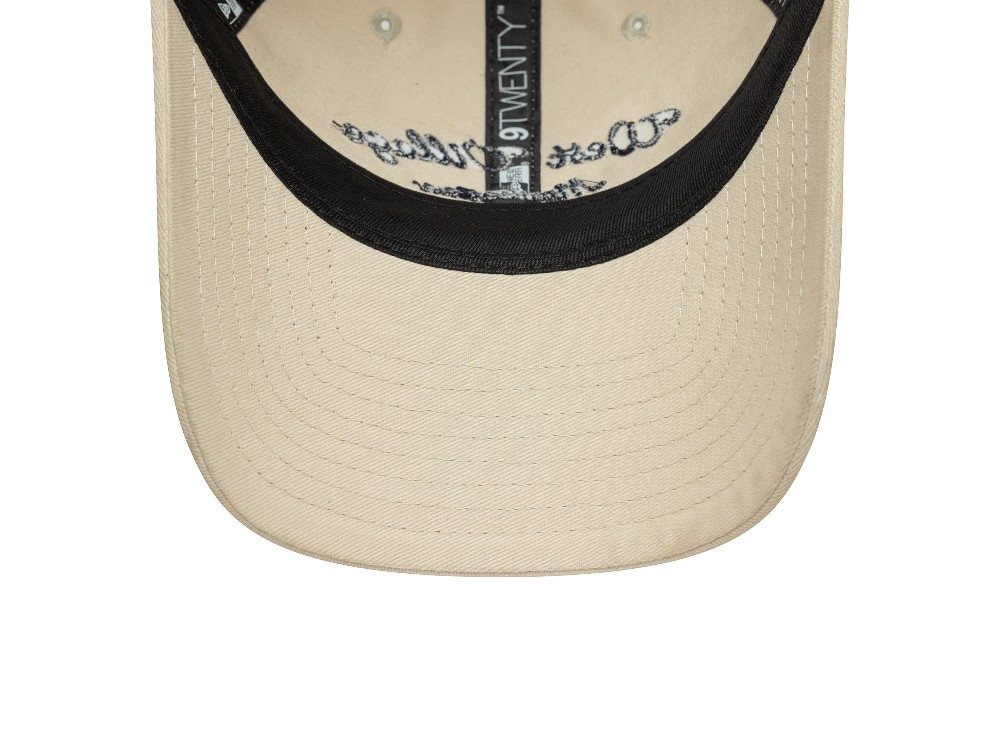 New Era West Village Wordmark Stone 9Twenty Strapback Gorra