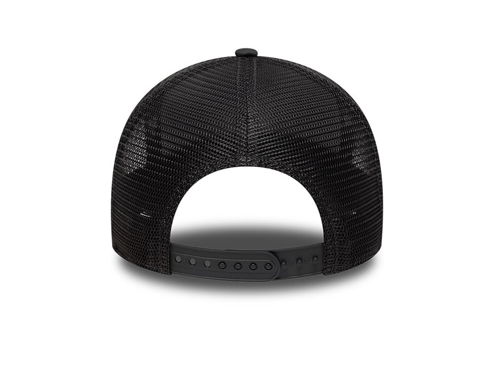 New Era Chicago Bulls Outline Black Edition 9Forty A Frame Trucker Snapback Gorra