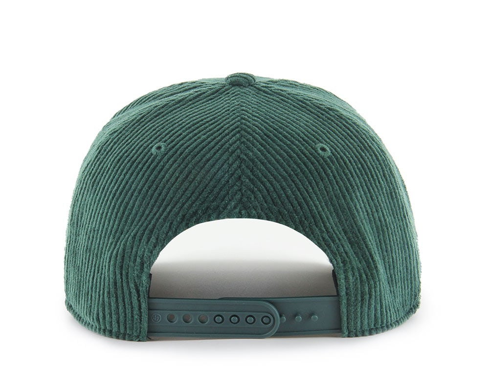 47Brand Oakland Athletics Dark Green Thick Cord Edition Hitch Snapback Gorra