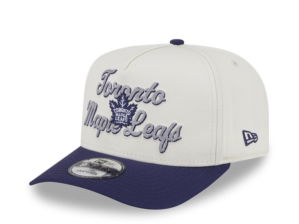 New Era Toronto Maple Leafs Chainstitch 9Fifty A Frame Snapback Gorra