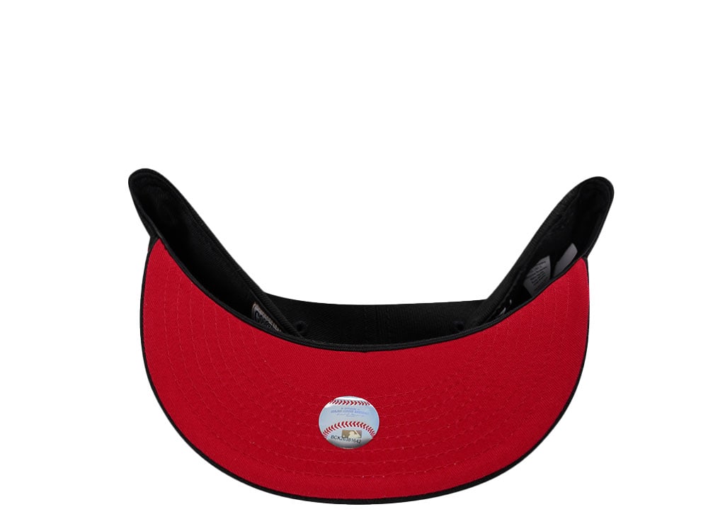 New Era New York Yankees Subway Series 2009 Black and Red Edition 59Fifty Fitted Gorra