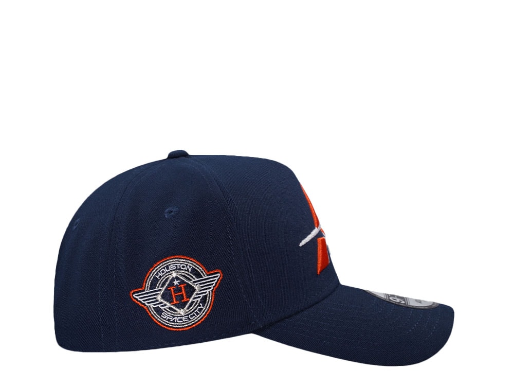 New Era Houston Astros Spacecity Navy Prime Edition 9Forty A Frame Snapback Gorra