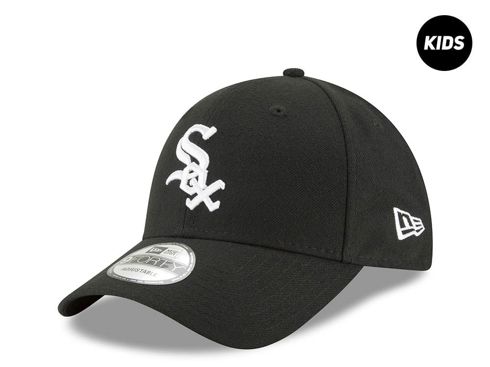 New Era Chicago White Sox Black Kids 9Forty Strapback Gorra