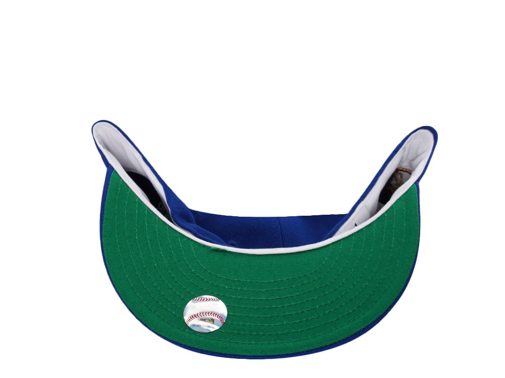New Era Brooklyn Dodgers 50th Anniversary Jackie Robinson Royal Blue Prime Edition 59Fifty Fitted Gorra