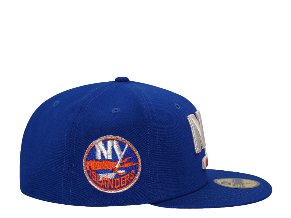 New Era New York Islanders Royal Metallic Prime Edition 59Fifty Fitted Gorra