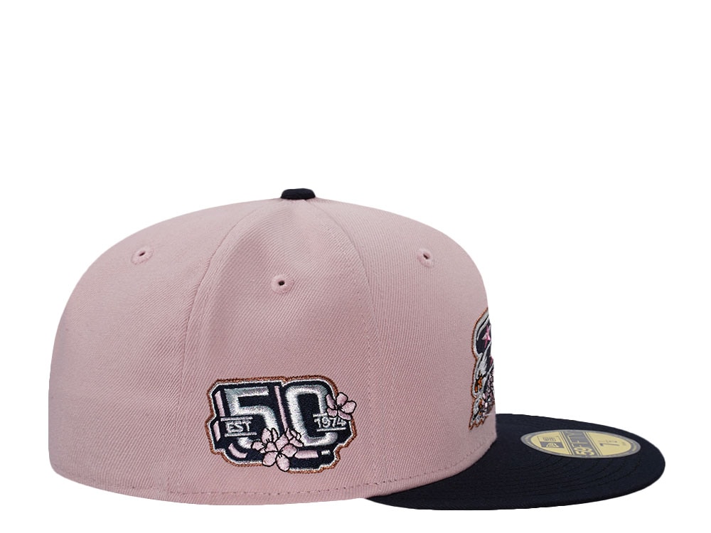 New Era Washington Capitals 50th Anniversary Pink Rouge Two Tone Edition 59Fifty Fitted Gorra