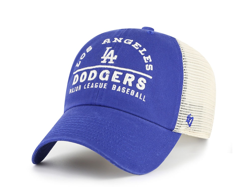 47 Brand Los Angeles Dodgers Blue Clean Up Trucker Snapback Gorra