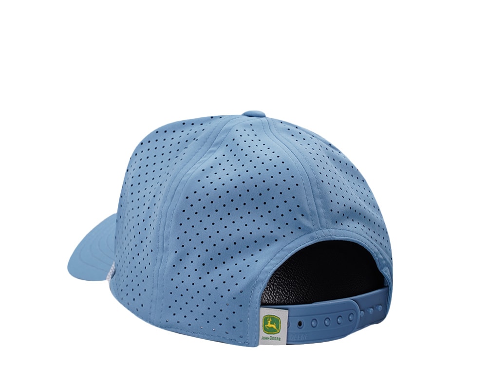 John Deere Nylon Rope Golf Indigo Trucker Snapback Gorra