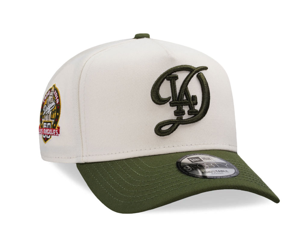 New Era Los Angeles Dodgers  60th Anniversary Chrome Two Tone Edition 9Forty A Frame Snapback Gorra