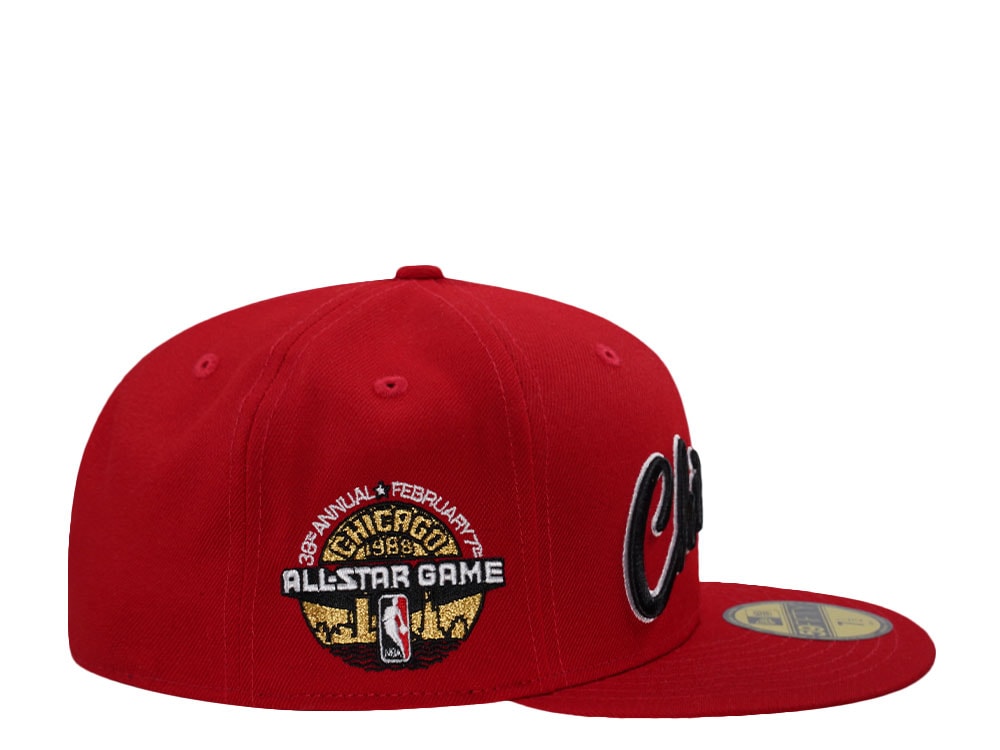 New Era Chicago Bulls All Star Game 1988 Script Prime Edition 59Fifty Fitted Gorra