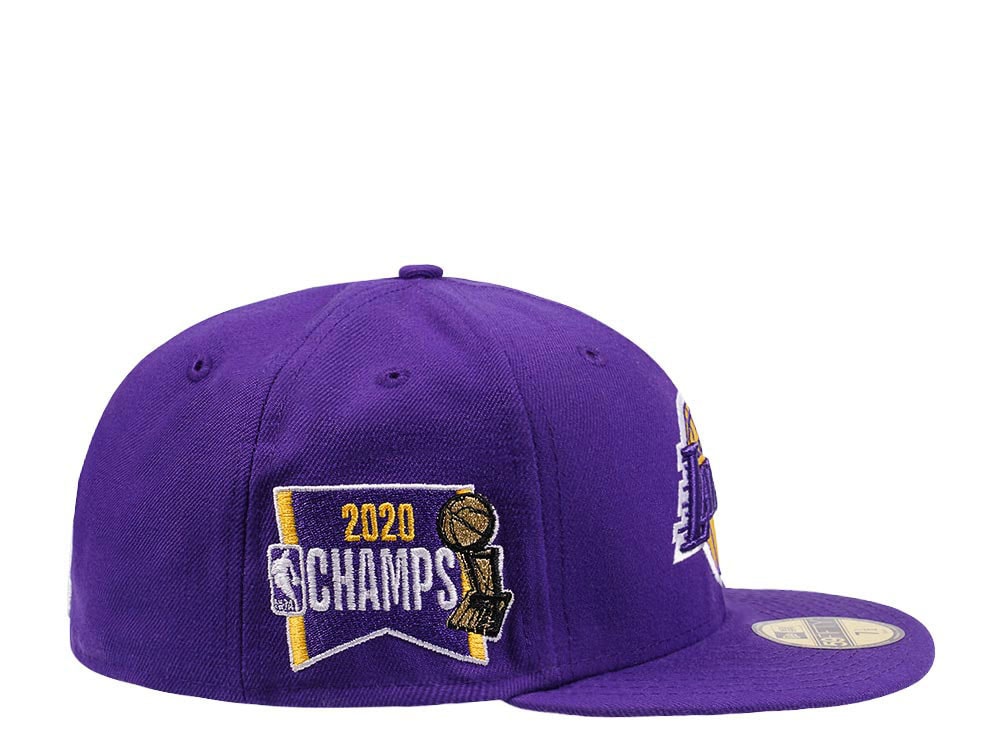 New Era Los Angeles Lakers Champions 2020 Purple and Pink Edition 59Fifty Fitted Gorra