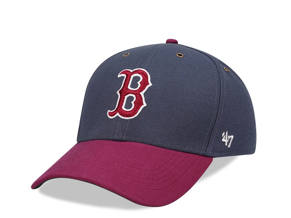 47Brand Boston Red Sox Vintage Navy Campus MVP Strapback Gorra
