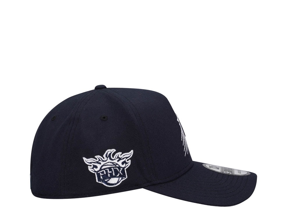 New Era Phoenix Suns C Dub Navy 9Forty A Frame Snapback Gorra