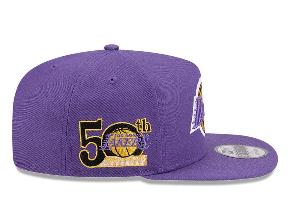 New Era Los Angeles Lakers 50th Anniversary HWC Edition 9Fifty A Frame Snapback Gorra